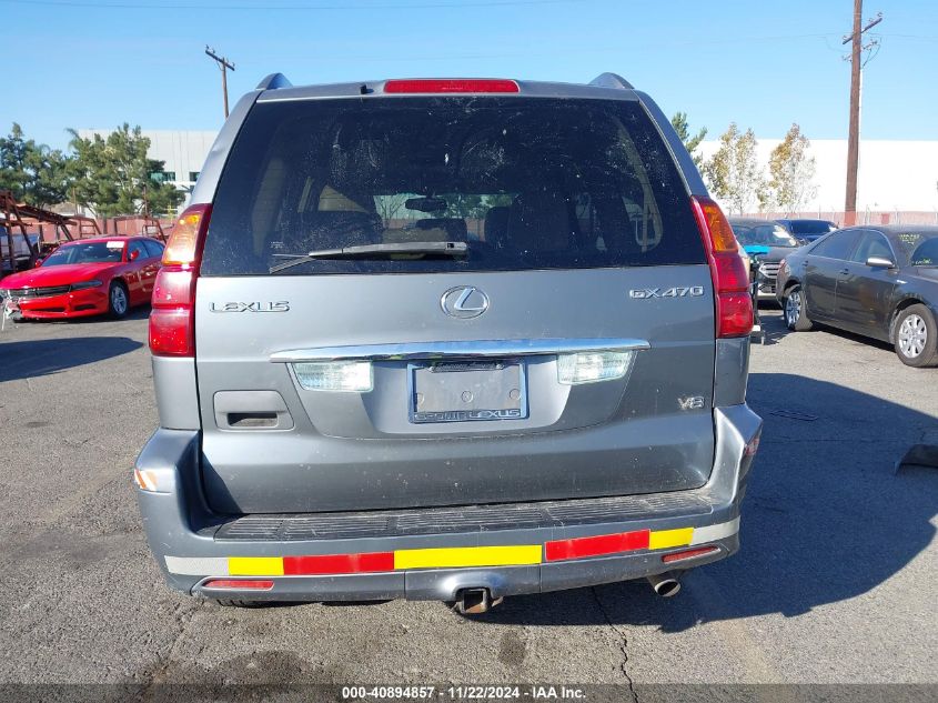 2003 Lexus Gx 470 VIN: JTJBT20X830004906 Lot: 40894857