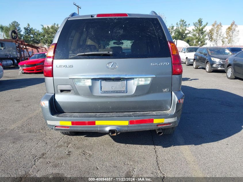 2003 Lexus Gx 470 VIN: JTJBT20X830004906 Lot: 40894857