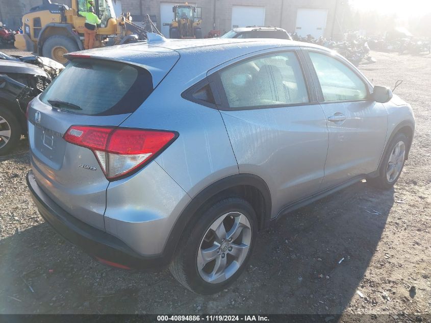 VIN 3CZRU6H37LM717441 2020 Honda HR-V, Awd Lx no.4