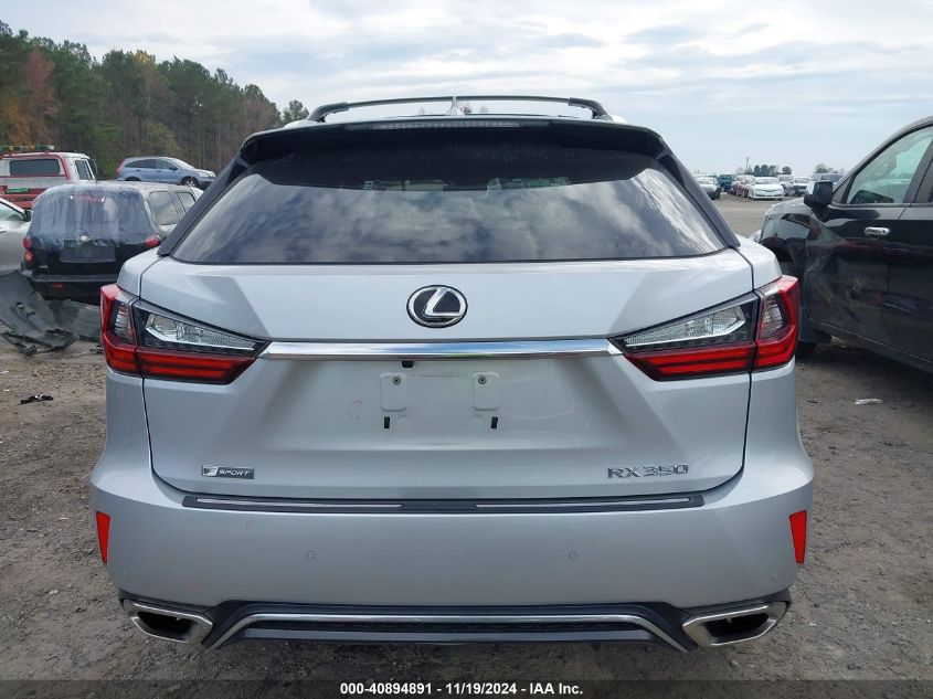 2016 Lexus Rx 350 F Sport VIN: 2T2BZMCA0GC027477 Lot: 40894891