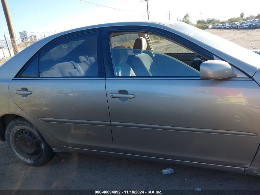 2002 Toyota Camry Le VIN: 4T1BE32K72U605523 Lot: 40894892