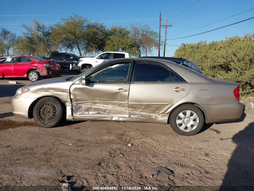 2002 Toyota Camry Le VIN: 4T1BE32K72U605523 Lot: 40894892