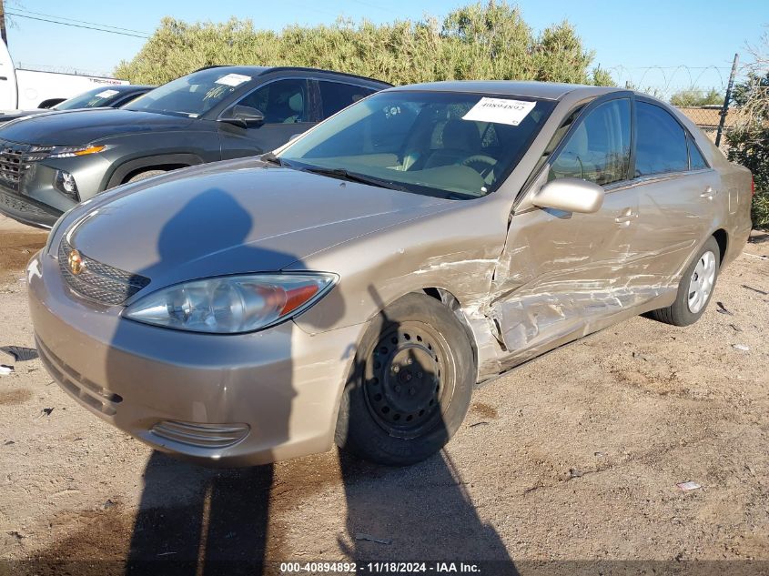 2002 Toyota Camry Le VIN: 4T1BE32K72U605523 Lot: 40894892