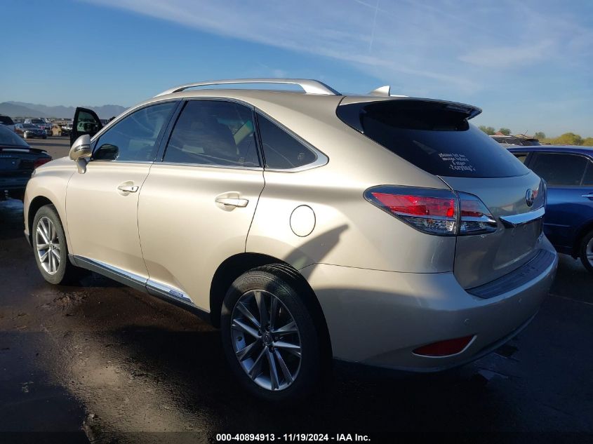 VIN JTJBC1BA7E2067389 2014 Lexus RX, 450H no.3