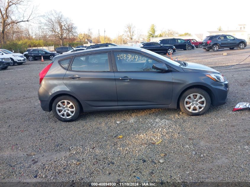 2012 Hyundai Accent Gs VIN: KMHCT5AE9CU016167 Lot: 40894930