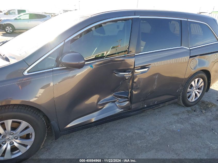 2015 Honda Odyssey Ex-L VIN: 5FNRL5H63FB131339 Lot: 40894968