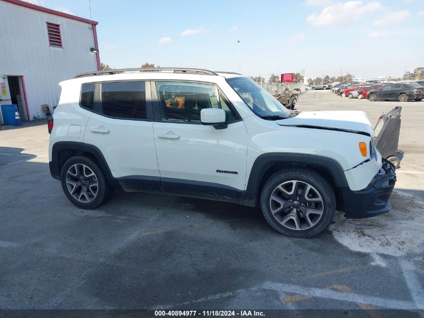 2016 Jeep Renegade Latitude VIN: ZACCJABT2GPC54353 Lot: 40894977