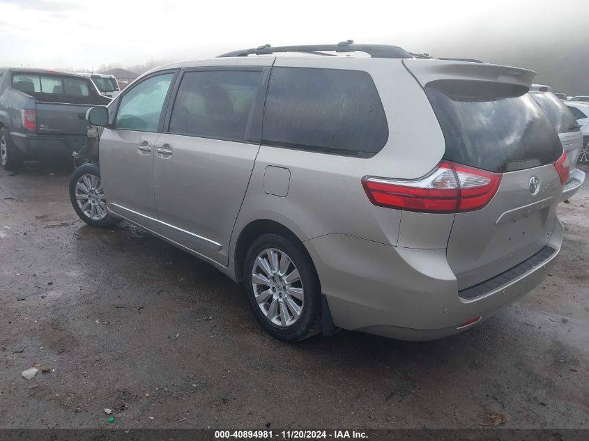 VIN 5TDDK3DC5GS142966 2016 Toyota Sienna, Xle Premi... no.3