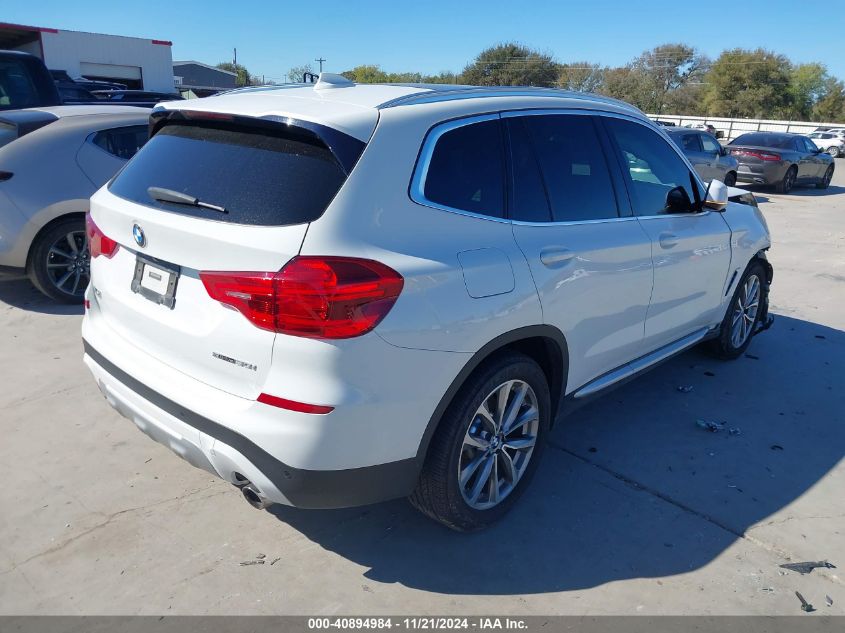 2019 BMW X3 Sdrive30I VIN: 5UXTR7C55KLR53841 Lot: 40894984