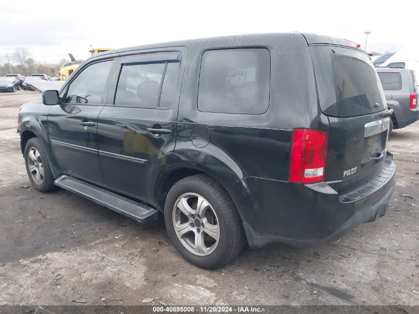 2013 Honda Pilot Ex-L VIN: 5FMYF4H5AEB003440 Lot: 40895008