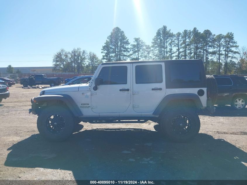 2017 Jeep Wrangler Unlimited Sport 4X4 VIN: 1C4BJWDG4HL502861 Lot: 40895010