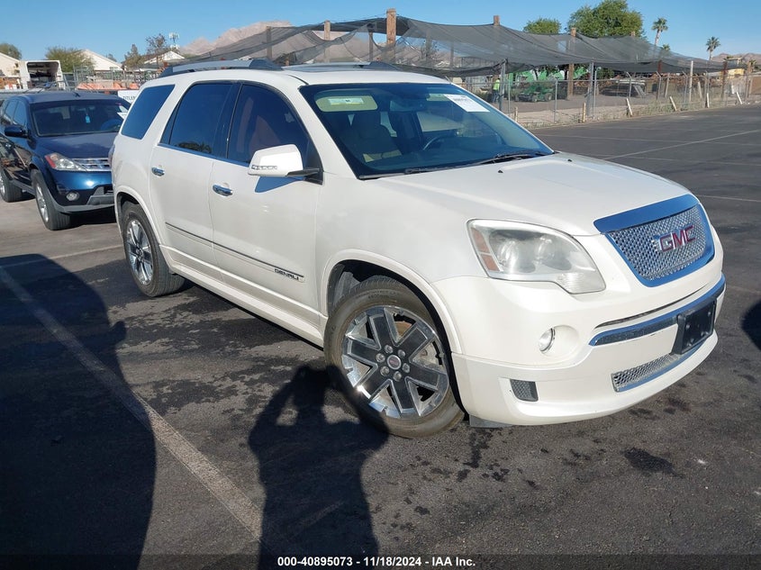 Vin: 1gkkvtedxcj229960, lot: 41384765, gmc acadia denali 20121