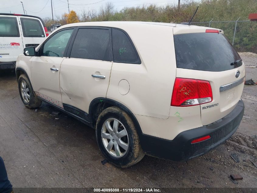 2011 Kia Sorento Lx VIN: 5XYKT3A11BG089499 Lot: 40895088