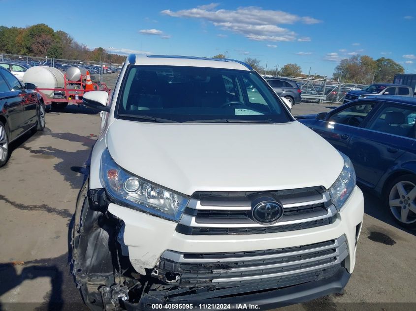 2019 Toyota Highlander Xle VIN: 5TDKZRFH7KS306094 Lot: 40895095