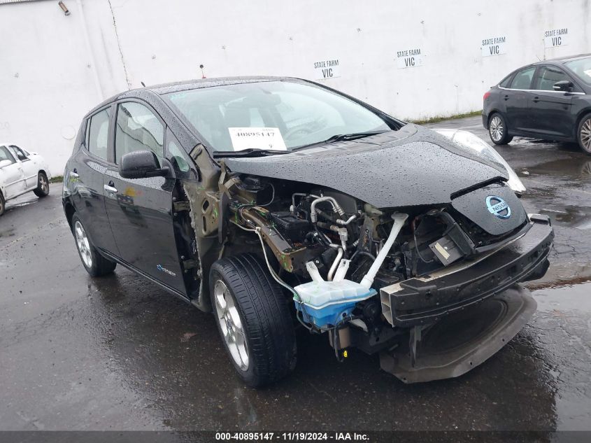 VIN 1N4AZ0CP2DC409324 2013 Nissan Leaf, SV no.1