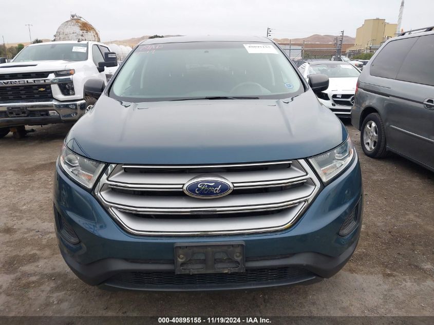 2016 Ford Edge Se VIN: 2FMPK3G9XGBB82857 Lot: 40895155