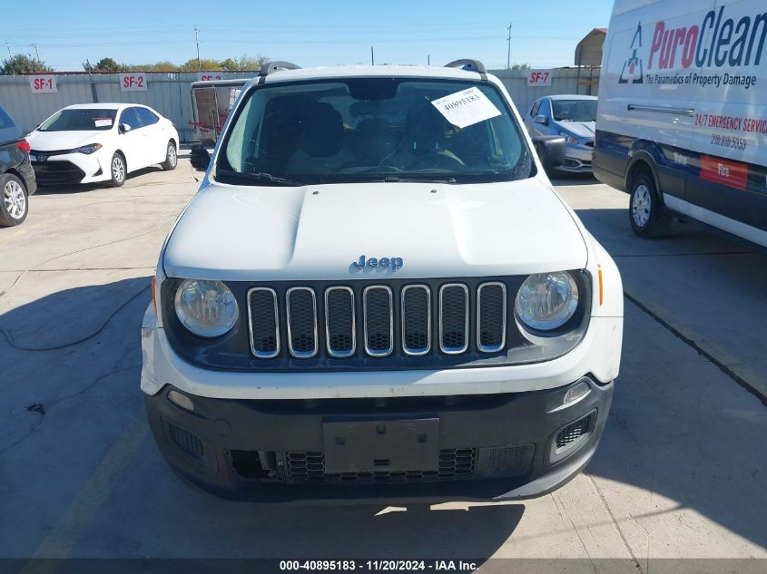 2017 Jeep Renegade Sport Fwd VIN: ZACCJAAB3HPE89113 Lot: 40895183