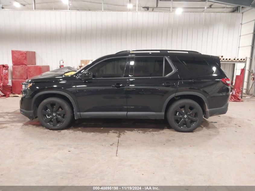 2025 Honda Pilot Black Edition VIN: 5FNYG1H97SB021763 Lot: 40895198