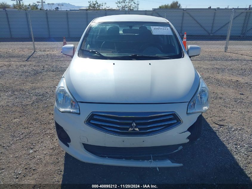 2019 Mitsubishi Mirage G4 Es VIN: ML32F3FJ2KHF02396 Lot: 40895212