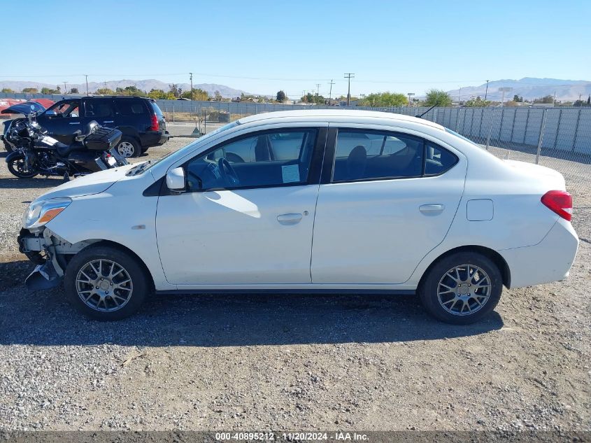 2019 Mitsubishi Mirage G4 Es VIN: ML32F3FJ2KHF02396 Lot: 40895212