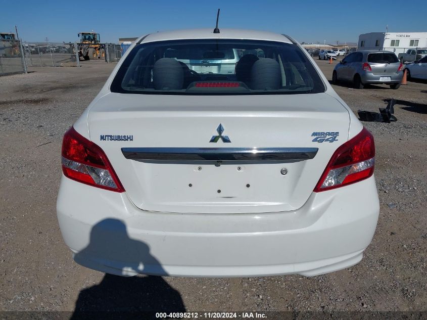 2019 Mitsubishi Mirage G4 Es VIN: ML32F3FJ2KHF02396 Lot: 40895212