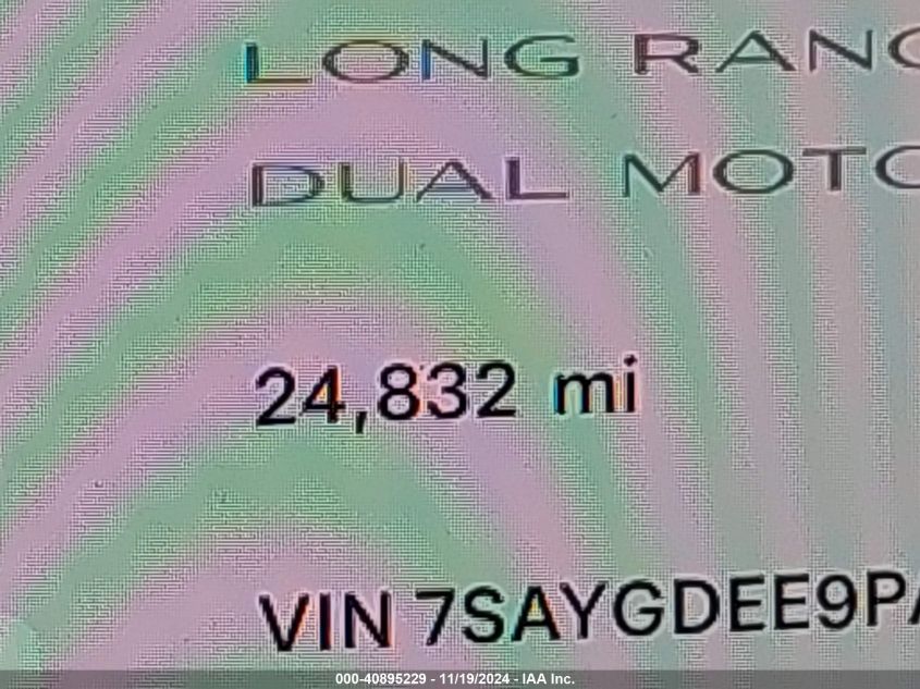2023 Tesla Model Y Awd/Long Range Dual Motor All-Wheel Drive VIN: 7SAYGDEE9PA203264 Lot: 40895229
