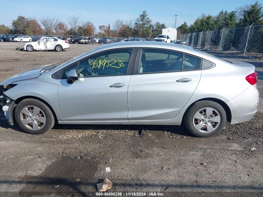 2017 Chevrolet Cruze Ls Auto VIN: 1G1BC5SM8H7161334 Lot: 40895236