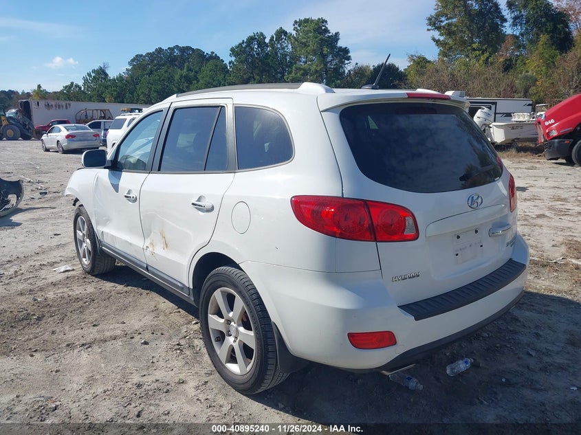 Image 3 of 2008 Hyundai Santa Fe  salvage vehicle - Lot #40895240 at IAAI