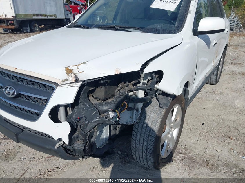 Image 6 of 2008 Hyundai Santa Fe  salvage vehicle - Lot #40895240 at IAAI