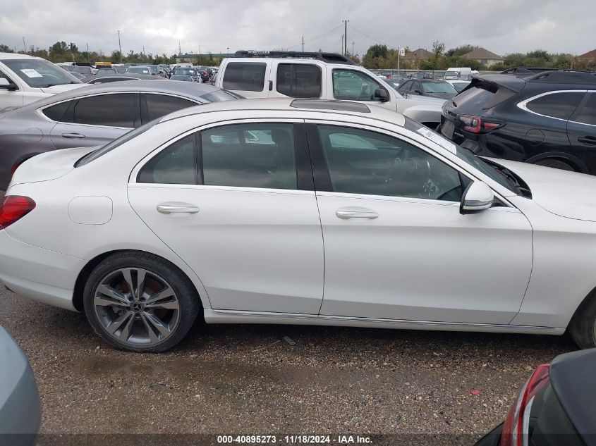 2019 Mercedes-Benz C 300 VIN: 55SWF8DB0KU284459 Lot: 40895273