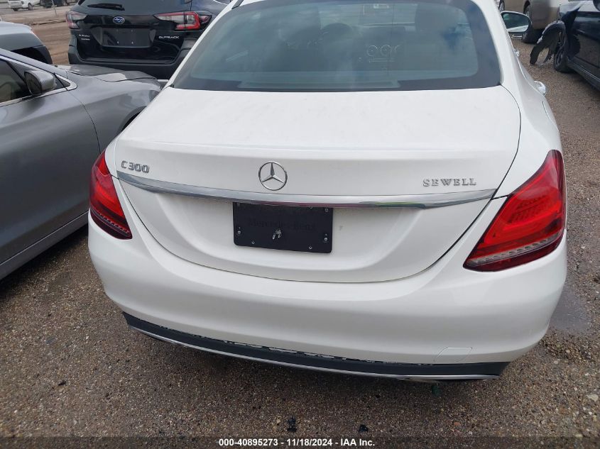 2019 Mercedes-Benz C 300 VIN: 55SWF8DB0KU284459 Lot: 40895273