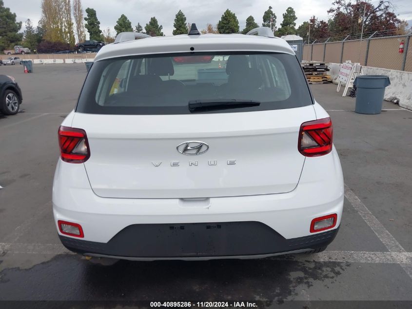 2022 Hyundai Venue Sel VIN: KMHRC8A32NU142416 Lot: 40895286