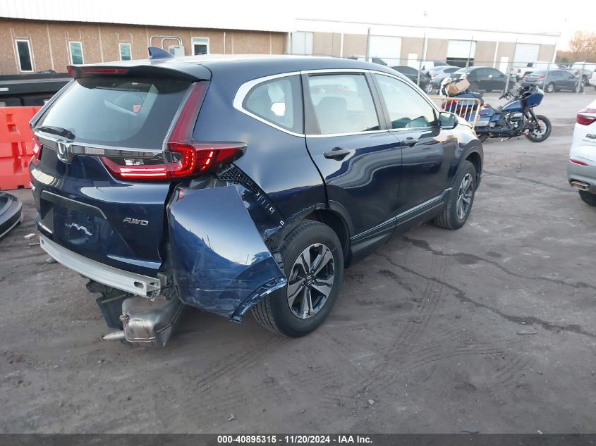 VIN 5J6RW2H28LA004829 2020 Honda CR-V, Awd Lx no.4