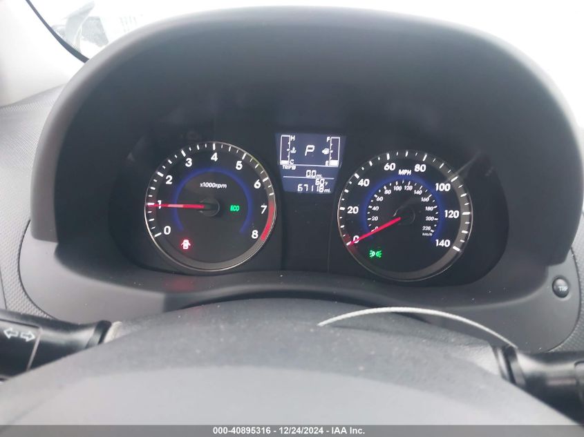 2016 Hyundai Accent Se VIN: KMHCT4AE7GU140552 Lot: 40895316