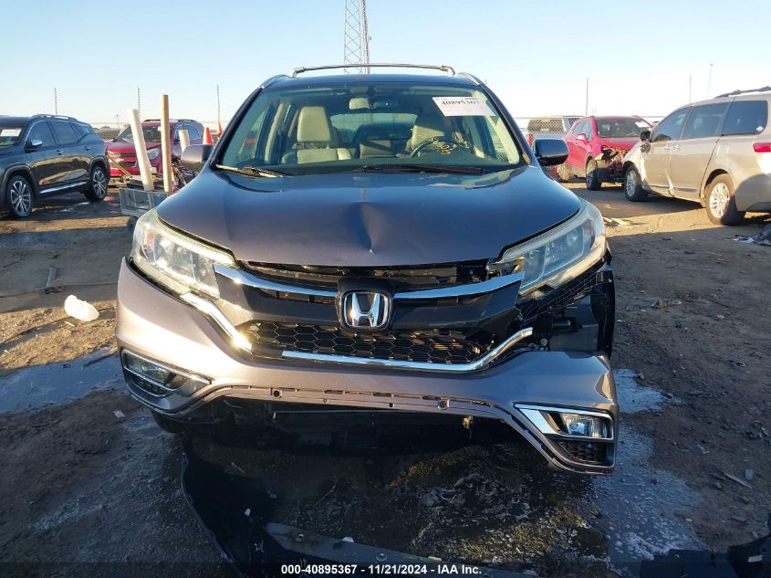 2015 Honda Cr-V Ex-L VIN: 2HKRM3H7XFH542796 Lot: 40895367