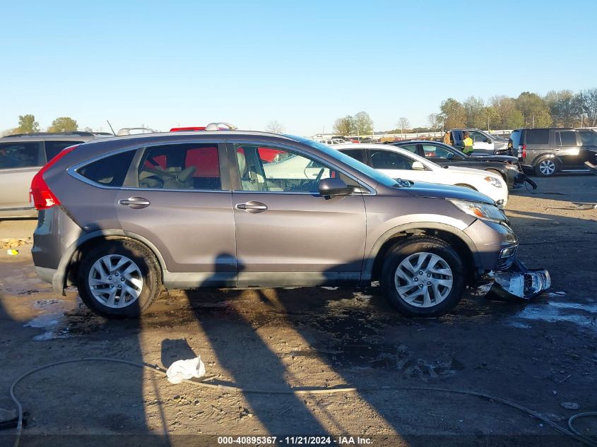 2015 Honda Cr-V Ex-L VIN: 2HKRM3H7XFH542796 Lot: 40895367