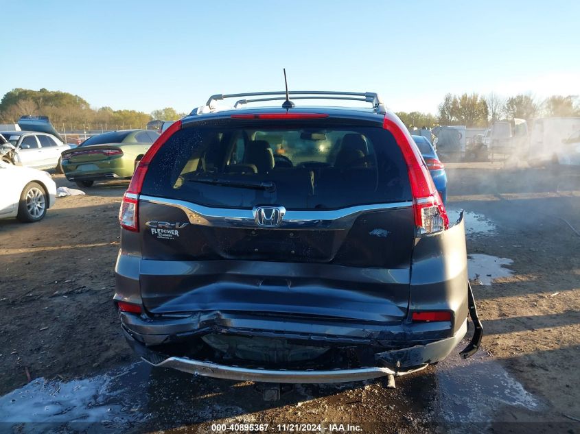 2015 Honda Cr-V Ex-L VIN: 2HKRM3H7XFH542796 Lot: 40895367