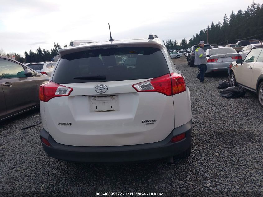 2015 Toyota Rav4 Limited VIN: 2T3DFREV7FW260148 Lot: 40895372