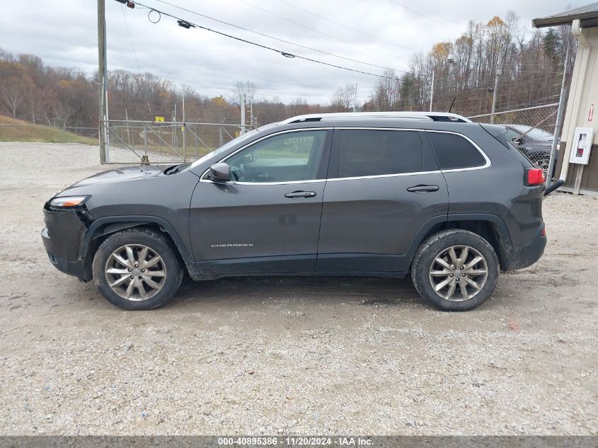 2016 Jeep Cherokee Limited VIN: 1C4PJMDB7GW213694 Lot: 40895386