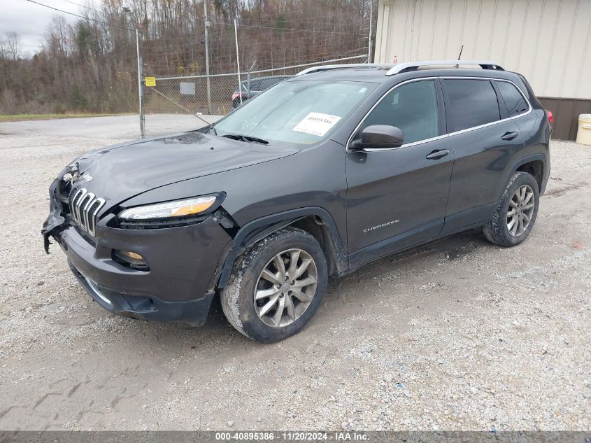 2016 Jeep Cherokee Limited VIN: 1C4PJMDB7GW213694 Lot: 40895386