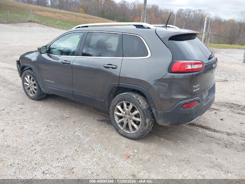 2016 Jeep Cherokee Limited VIN: 1C4PJMDB7GW213694 Lot: 40895386