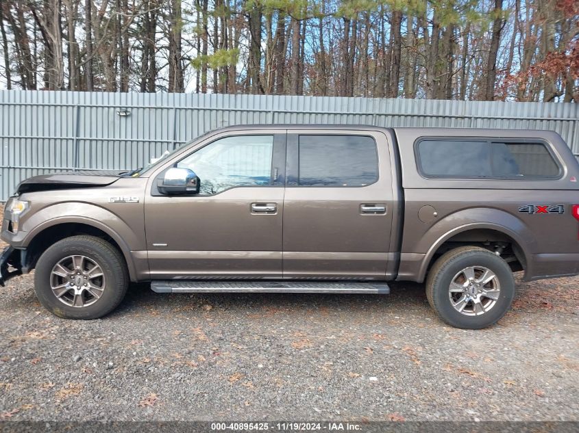 2015 Ford F-150 Lariat VIN: 1FTEW1EP6FFB76458 Lot: 40895425