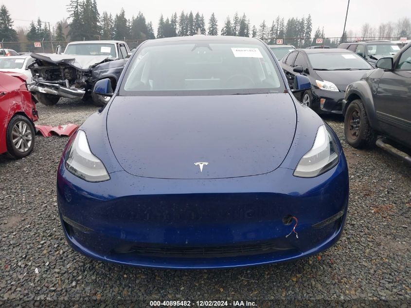 2024 Tesla Model Y Long Range Dual Motor All-Wheel Drive VIN: 7SAYGDEE9RF066607 Lot: 40895482