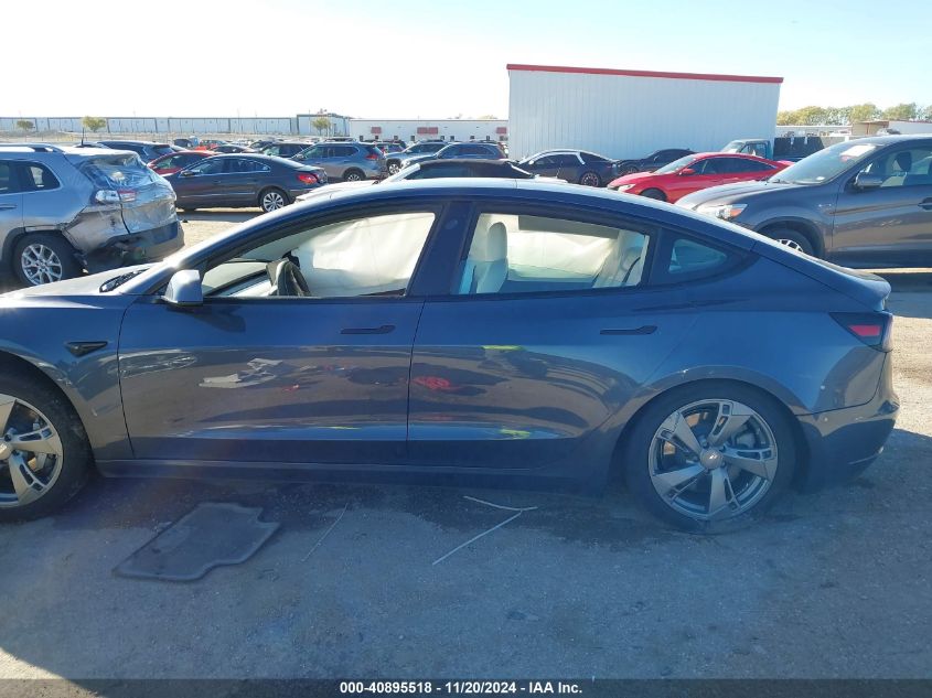 2022 Tesla Model 3 Long Range Dual Motor All-Wheel Drive VIN: 5YJ3E1EB7NF342276 Lot: 40895518