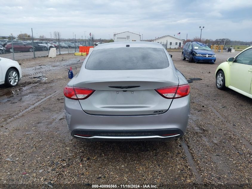 2015 Chrysler 200 Limited VIN: 1C3CCCAB9FN758067 Lot: 40895565