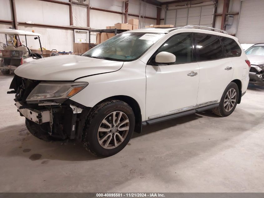 2015 Nissan Pathfinder Sl VIN: 5N1AR2MN4FC697381 Lot: 40895581