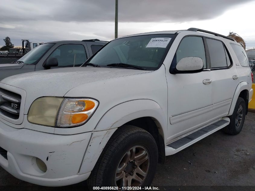 2003 Toyota Sequoia Limited V8 VIN: 5TDBT48A33S152098 Lot: 40895620