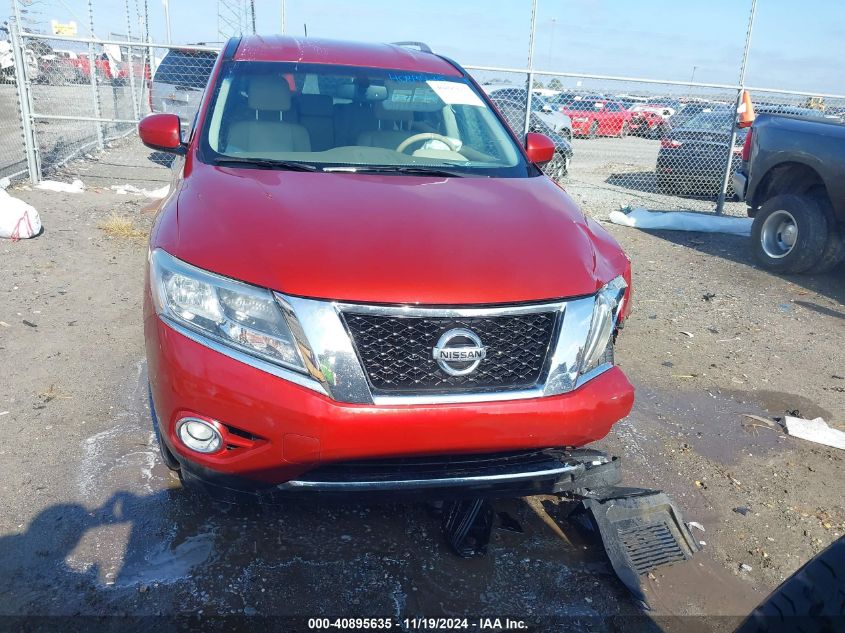 2013 Nissan Pathfinder Sl VIN: 5N1AR2MNXDC640048 Lot: 40895635