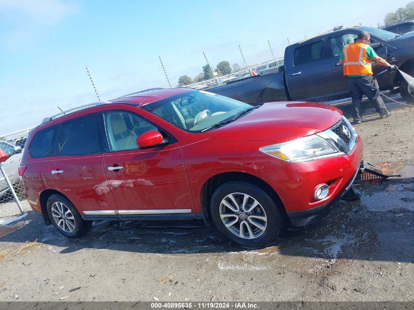 2013 Nissan Pathfinder Sl VIN: 5N1AR2MNXDC640048 Lot: 40895635