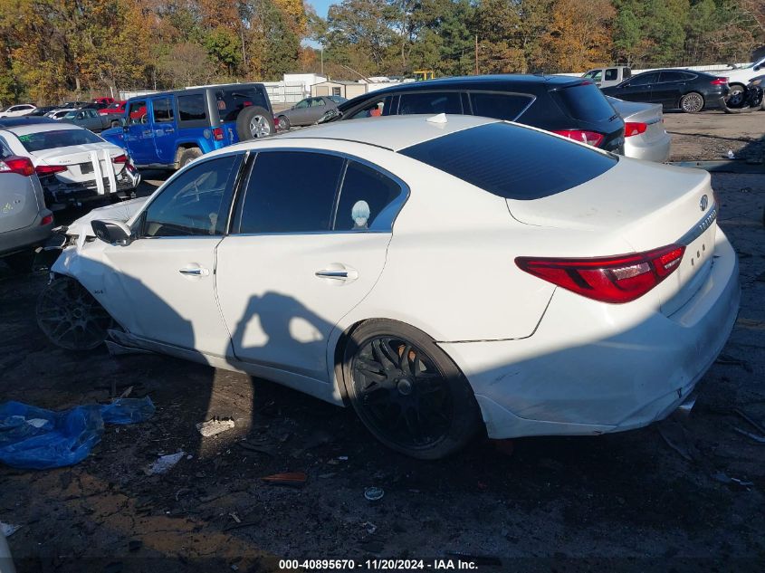 2018 Infiniti Q50 3.0T Luxe VIN: JN1EV7APXJM352916 Lot: 40895670